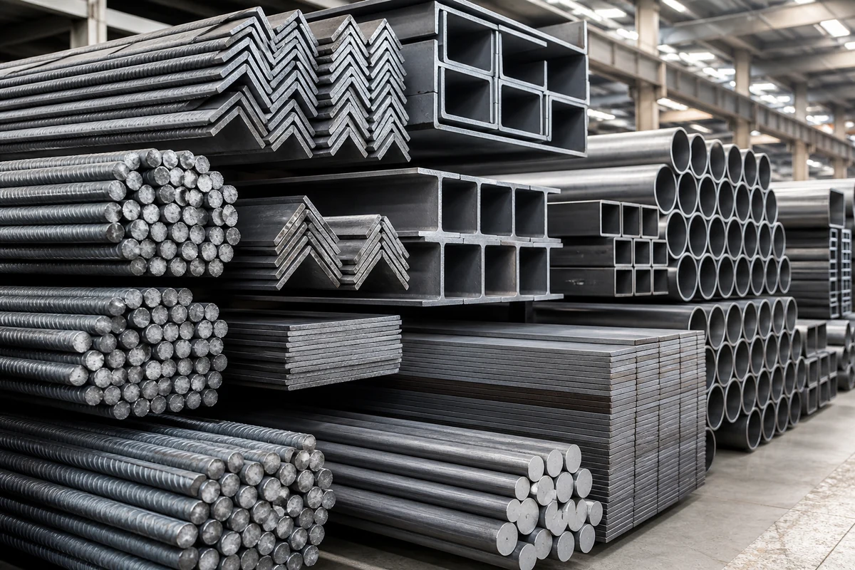 Steel stock and metal marketplace supply